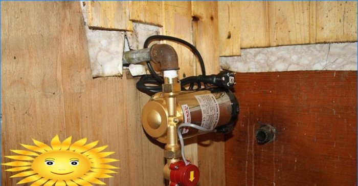 Stigende vandtryk i huset