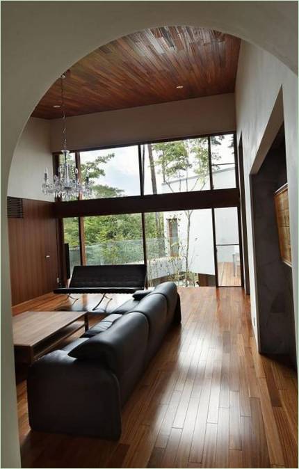Indretning af Daisen-residensen i Japan