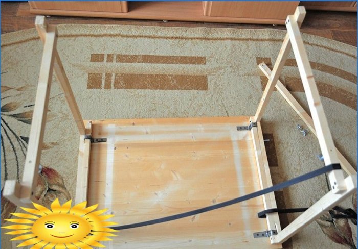 DIY træfoldebord