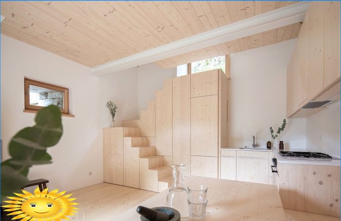 Hus fra en gammel stald