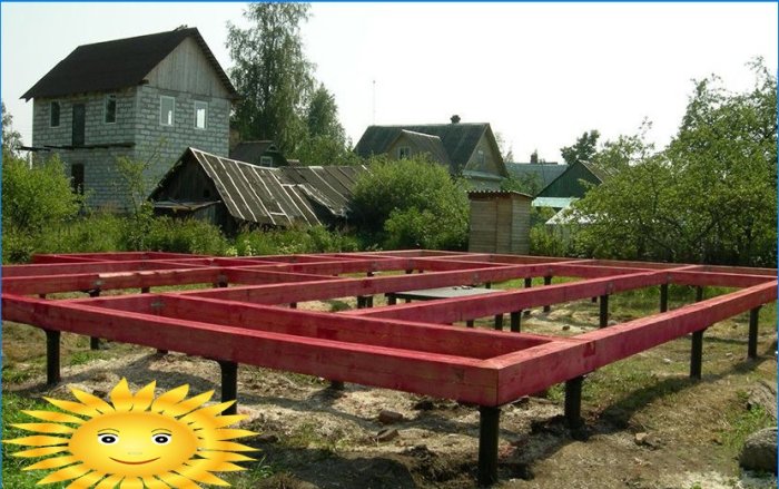 Gulvisolering på skruestabler
