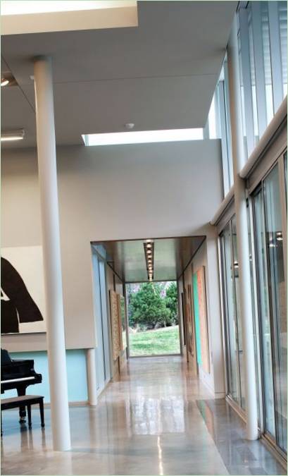 Ekspressivt interiørdesign af ART-hus, Omaha, Nebraska, USA