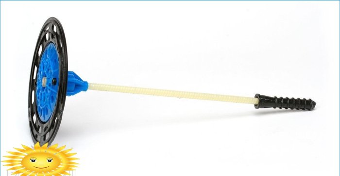 Dowels for isolering: typer, applikationsfunktioner