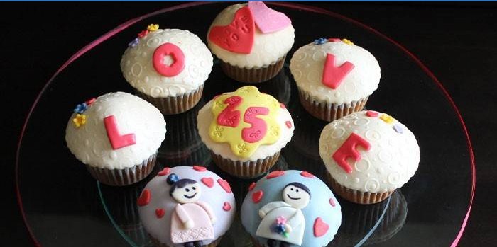 Bryllupsdag Cupcakes