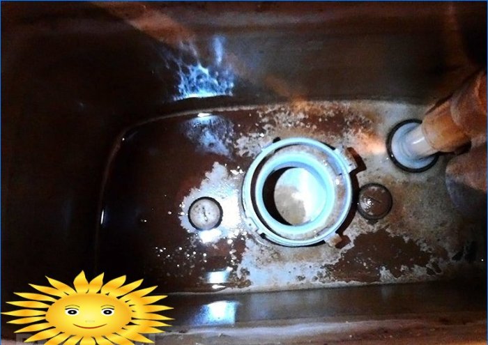 Sådan ordner du en toiletcistern. detaljerede instruktioner