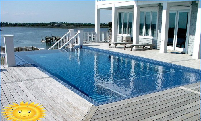 Infinity pools: funktioner og fotoeksempler