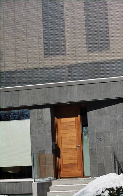 Facade på et lille hus af Paul Raff Studio