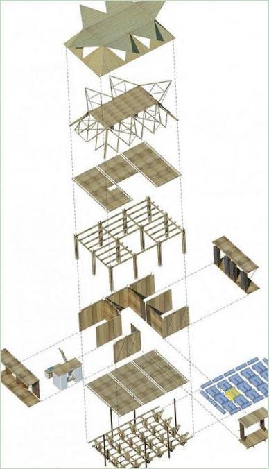 Blomstrende bambus af H&amp;P Architects