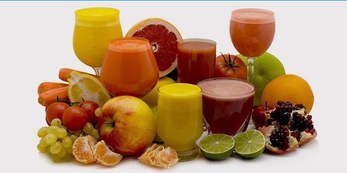 Frugt og juice