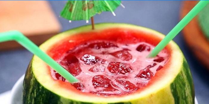 Vandmelon cocktail