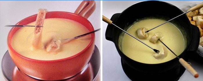 Schweizisk klassisk ostefondue