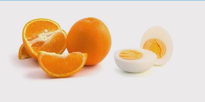 Appelsiner og æg