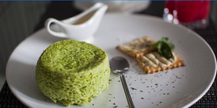 Sådan fremstilles broccoli souffle