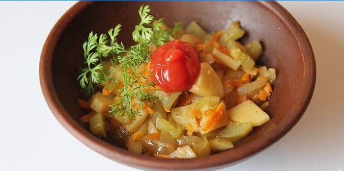 Zucchini gryderet