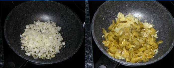 Skivet løg og pickles