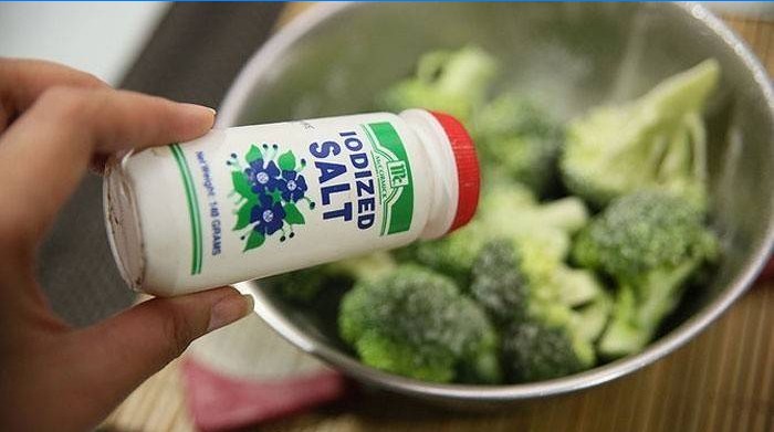 Salt klar broccoli