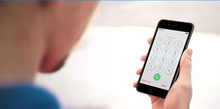 Opkald til et nummer på telefonen