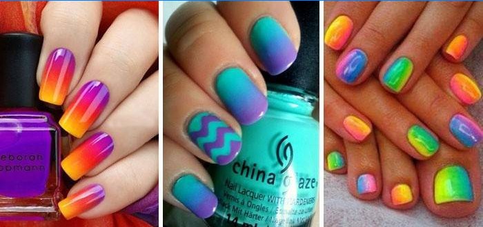 Gradient Nail Coating