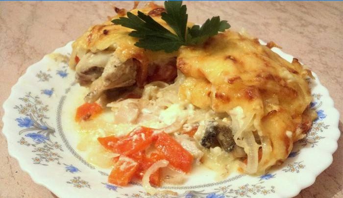 Pollock med creme fraiche