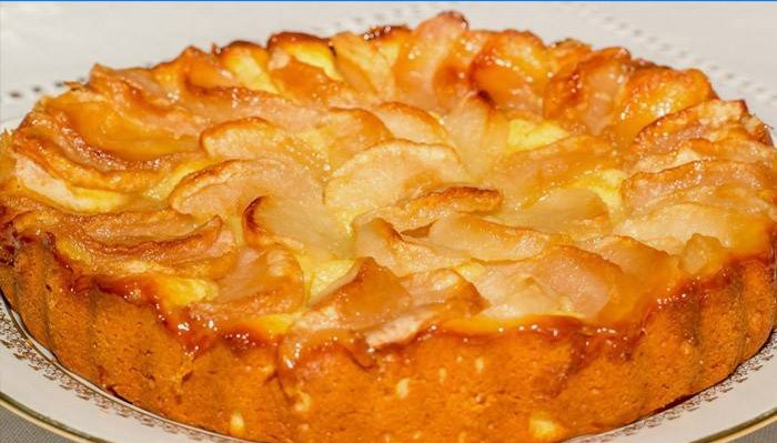 Shortcake med æbler