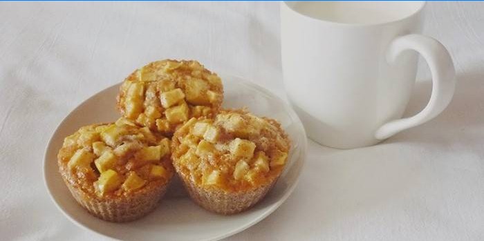 Æble- og kanelmuffins