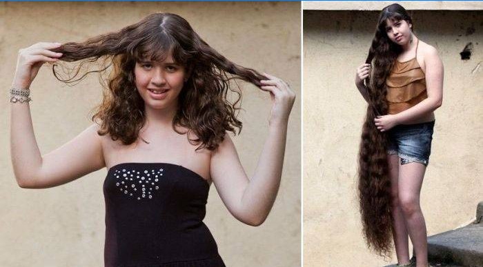 Natasha før og efter haircuts