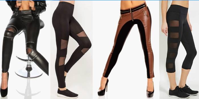 Leggings med smarte accenter