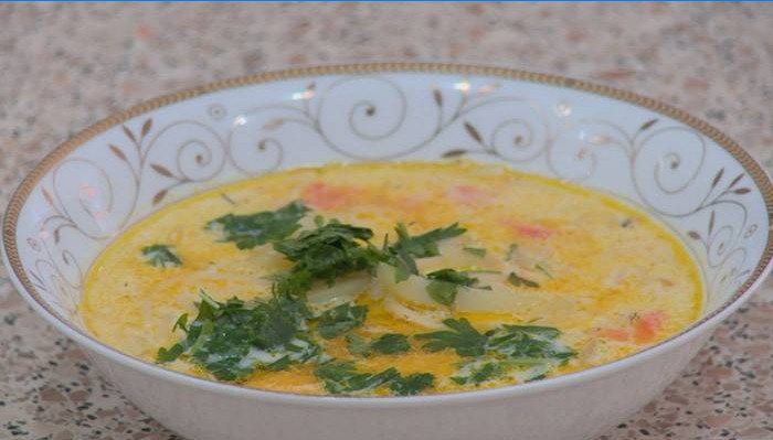 Flødeostsuppe