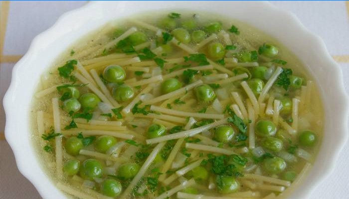 Kylling og Vermicelli mulighed