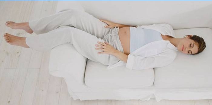 Kvinde i 25 uger gravid
