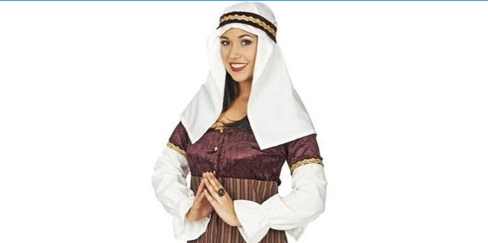 Pige i arabisk kostume