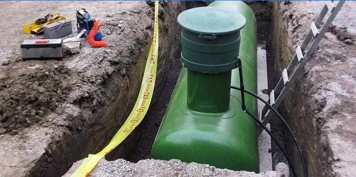 Installation af gasholder