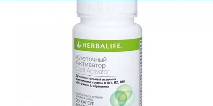 Herbalife-celleaktivator i en krukke