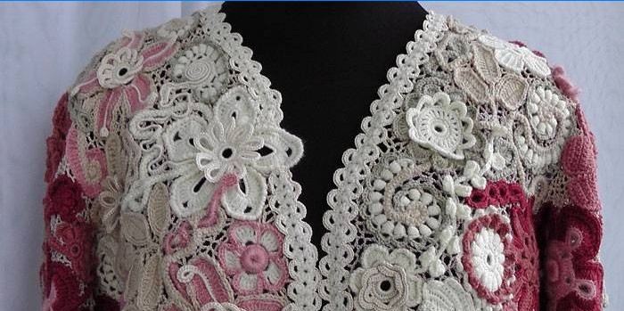 Irsk blonderstrik sweater