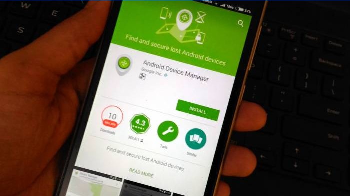 Det ligner Android Device Manager