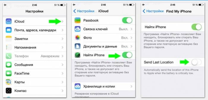 Find iPhone gennem iCloud