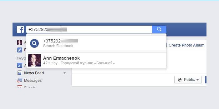 Facebook-telefonnummer søgning