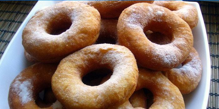 Stegt ostemasse donuts