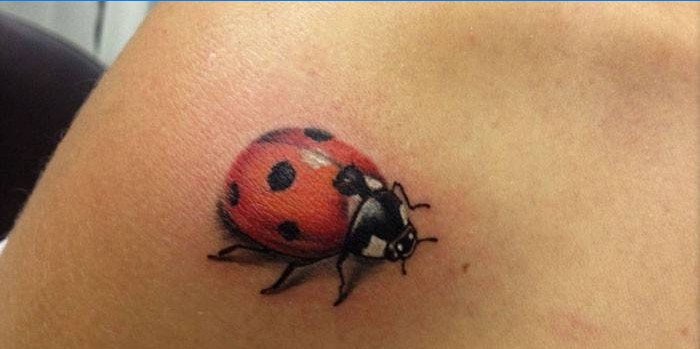 Ladybug Tattoo 3D