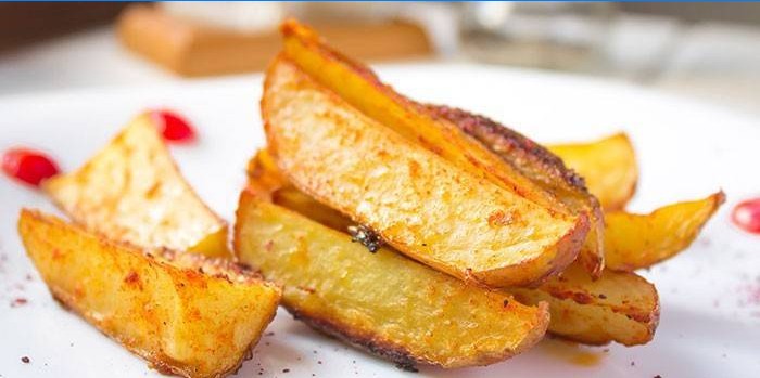 Bagte kartoffelskiver
