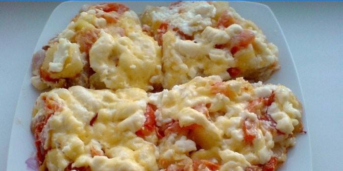 Fransk kyllingekød med kartofler