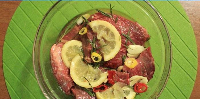 Svinekødmarinade med citron