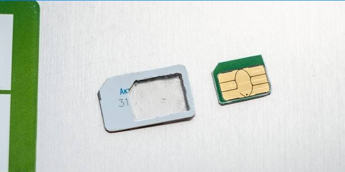 Nano SIM-kort til smartphone eller iPhone