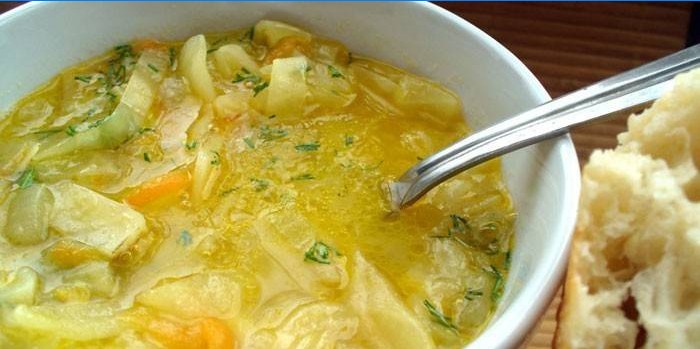 Magert kålsuppe