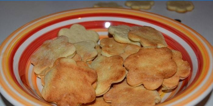 Crispy mayonnaise dough cookies