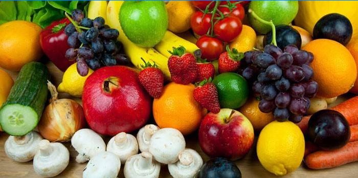Frugt, grøntsager og svampe