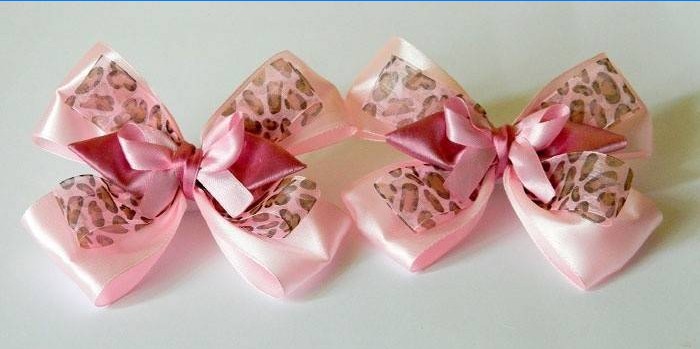 Kanzashi bånd af satinbånd