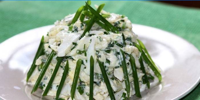 Blæksprutte salat
