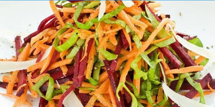 Rå grøntsagsalat