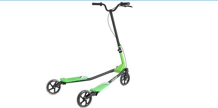 Glider trike hjul scooter Fliker F5 V-formet